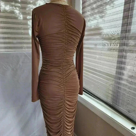 Minkpink Willow Ruched Jersey Dress size Small. Homecoming - Picture 3 of 5